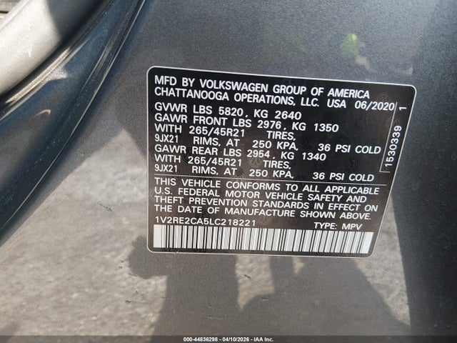 Volkswagen Atlas 3.6l V6 Sel R-line