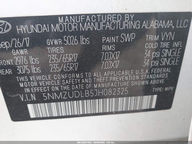 Hyundai SANTA FE 2.4l