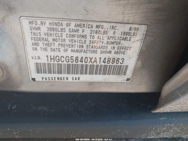 Honda Accord Lx
