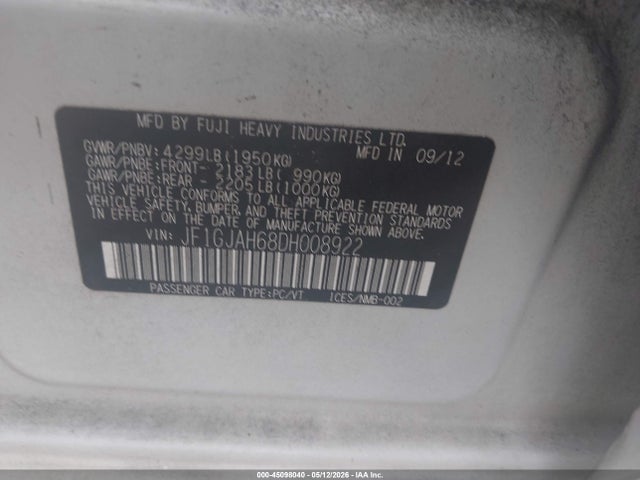 Subaru Impreza 2.0i Limited