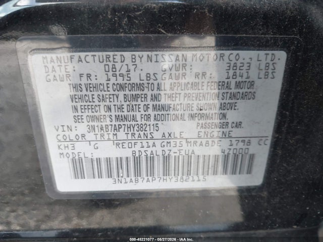 Nissan Sentra Sv