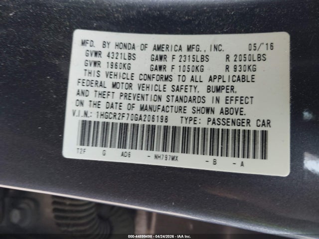 Honda Accord Ex