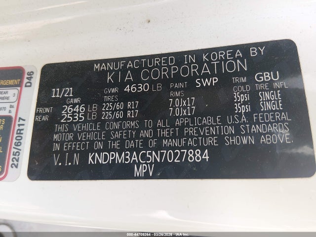 Kia Sportage Lx