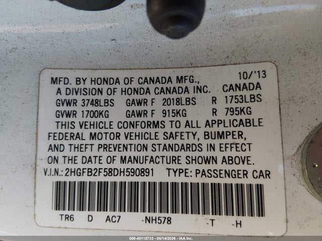 Honda Civic Lx