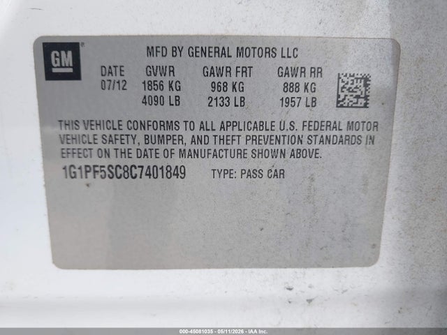 Chevrolet Cruze 1lt