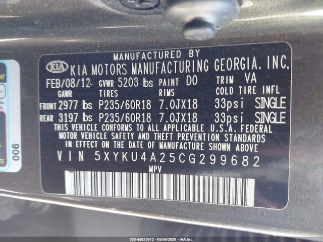 Kia Sorento Ex V6
