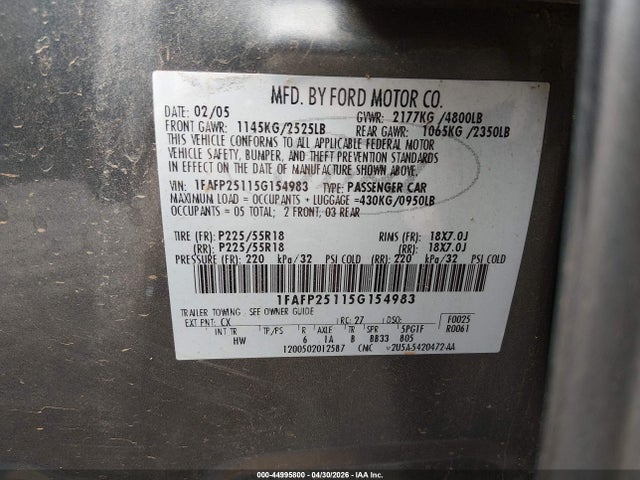 Ford Five Hundred Limited