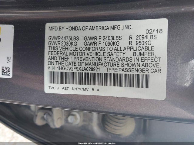 Honda Accord Touring 2.0t