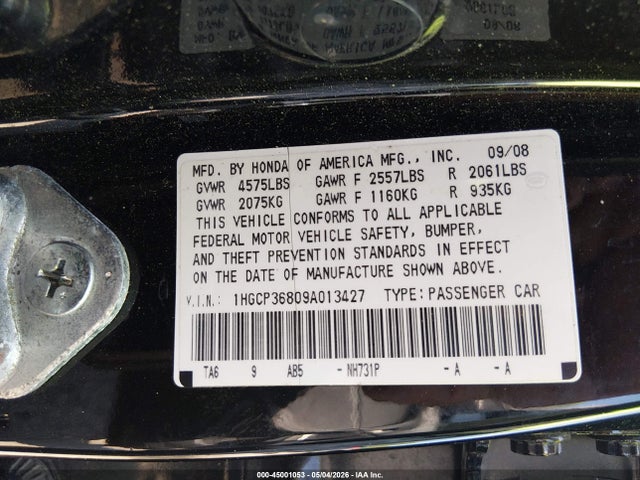 Honda Accord 3.5 Ex-l