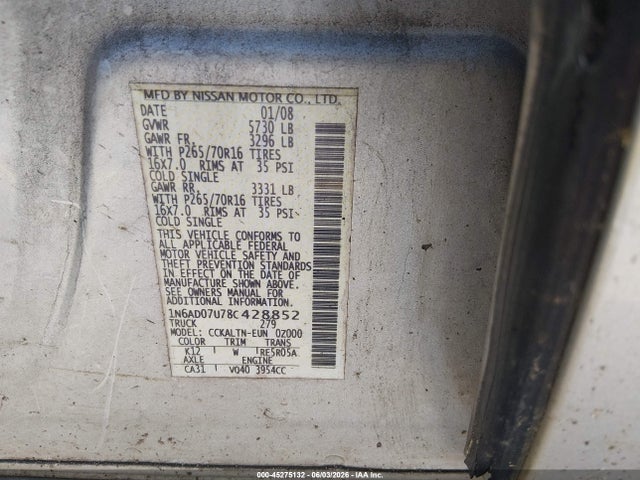 Nissan Frontier Se