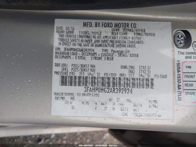 Ford Fusion Se