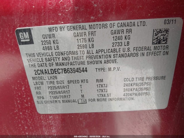 Chevrolet Equinox 1lt