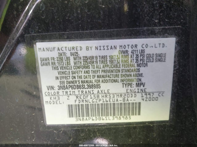 Nissan Kicks Sr Intelligent Awd