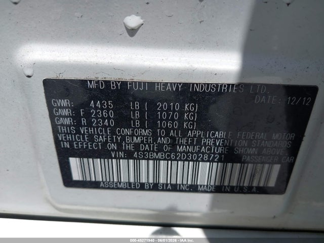 Subaru Legacy 2.5i Premium