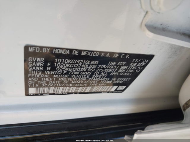 Honda HR-V 2wd Ex-l