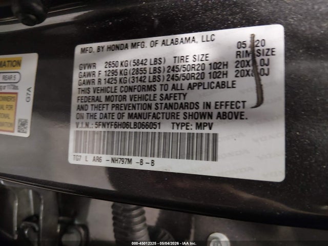 Honda Pilot Awd Elite
