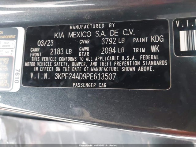 Kia Forte Lxs