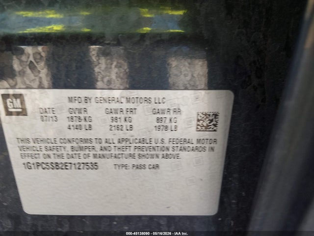 Chevrolet Cruze 1lt Auto