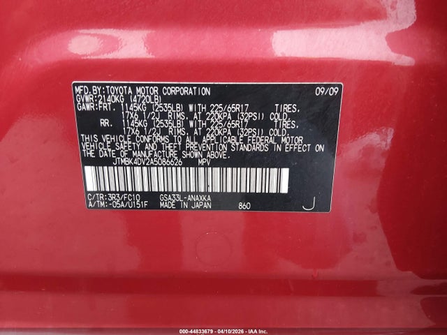 Toyota RAV4 Base V6