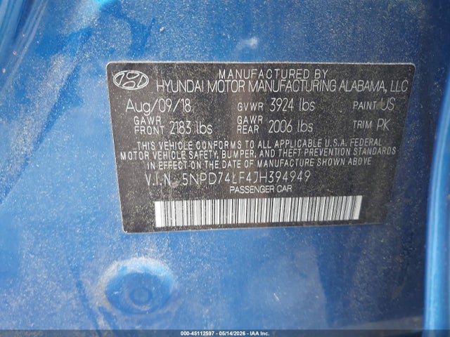 Hyundai ELANTRA Se