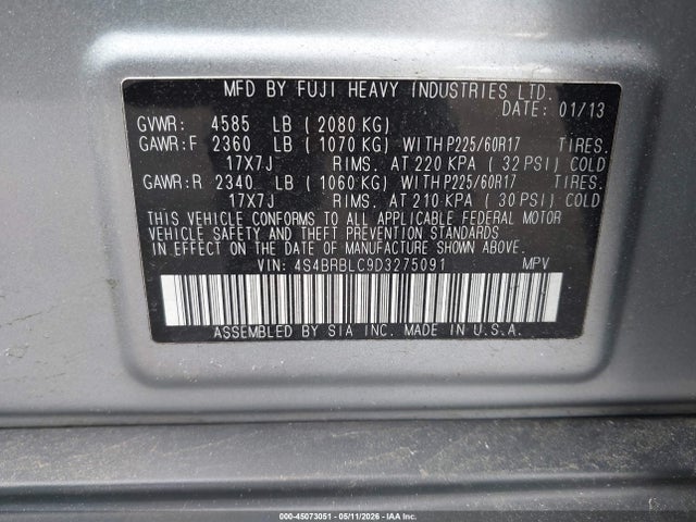 Subaru Outback 2.5i Limited