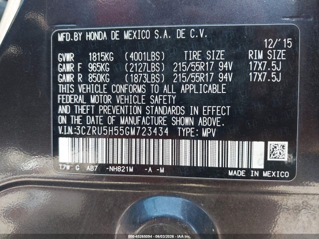 Honda HR-V Ex