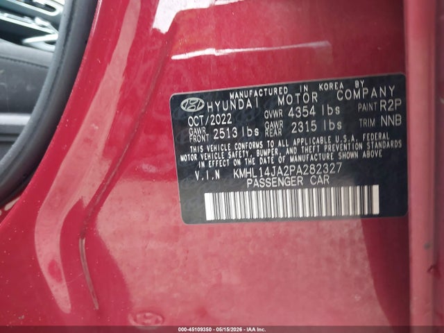 Hyundai SONATA Sel