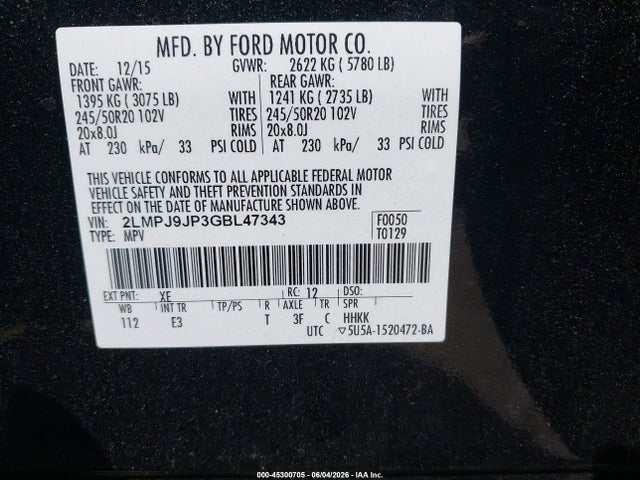 Lincoln MKX Black Label