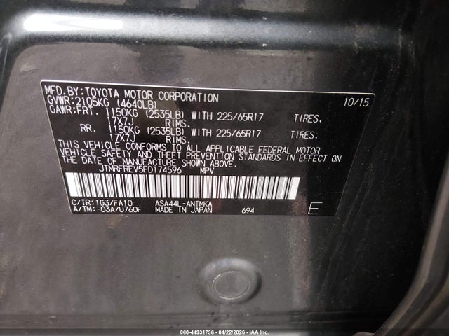 Toyota RAV4 Xle