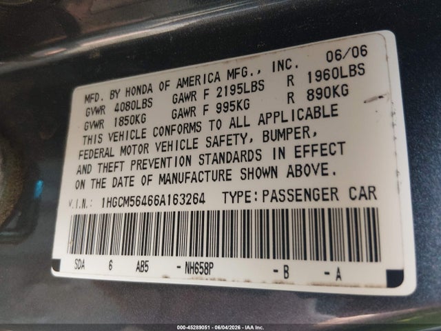 Honda Accord 2.4 Lx