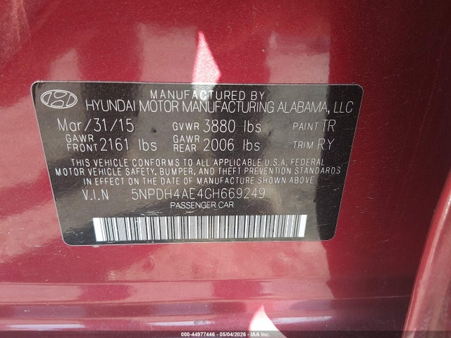 Hyundai ELANTRA Value Edition
