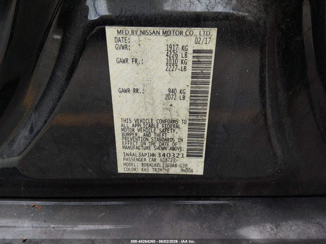 Nissan Altima 2.5 Sr