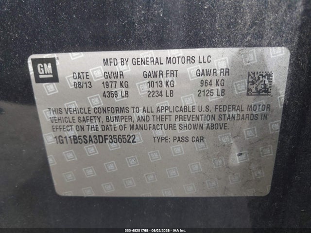 Chevrolet Malibu 1ls