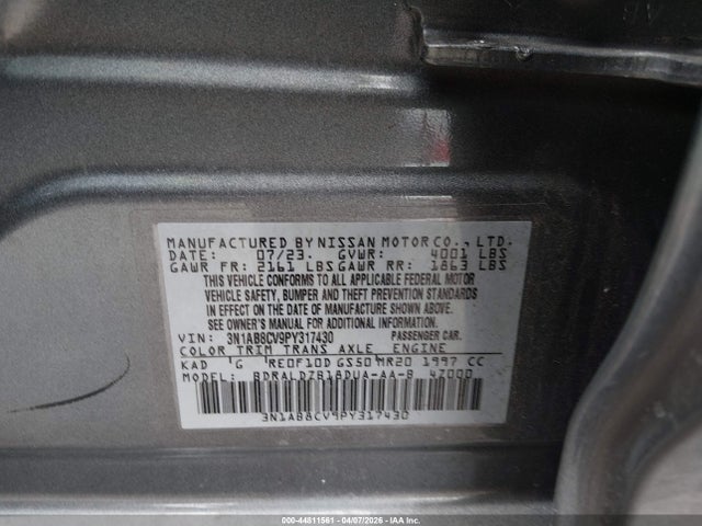Nissan Sentra Sv Xtronic Cvt