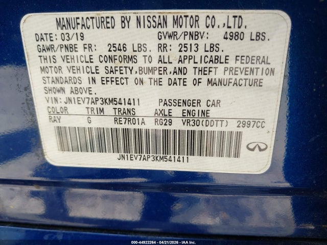 INFINITI Q50 3.0t Signature Edition