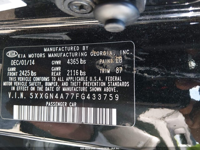 Kia Optima Ex