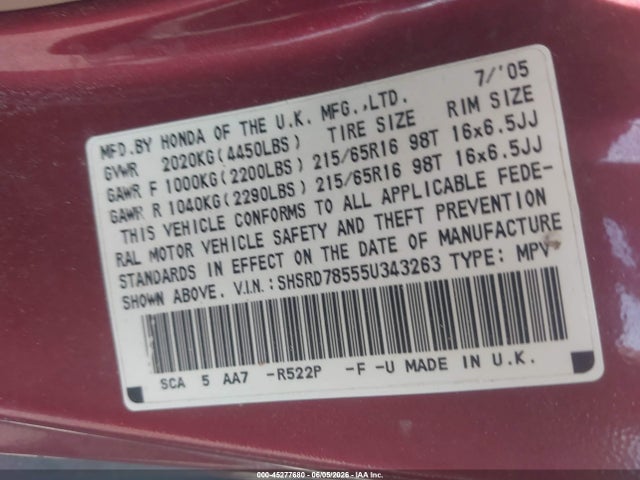 Honda CR-V Lx