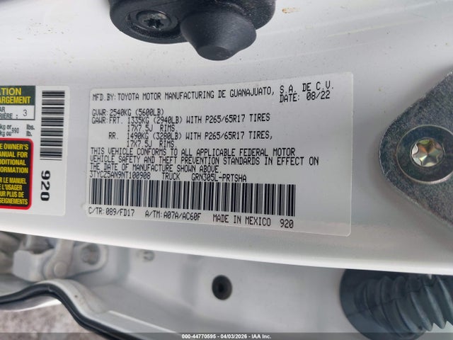 Toyota Tacoma Trd Sport