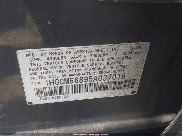 Honda Accord 3.0 Ex