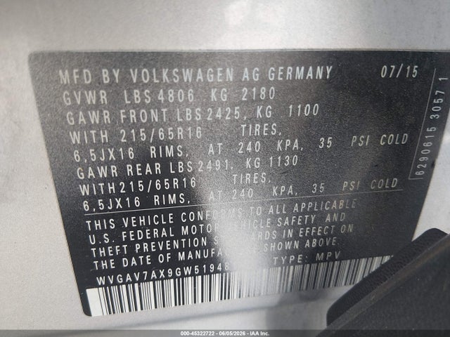 Volkswagen Tiguan S