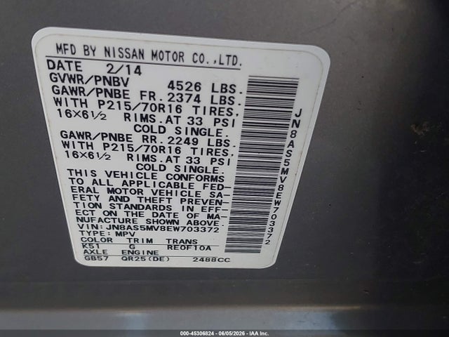 Nissan Rogue S