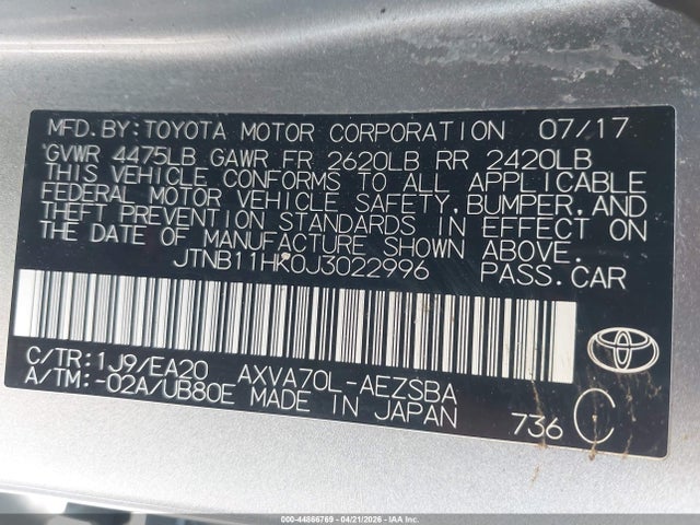 Toyota Camry Se