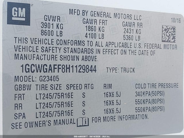 Chevrolet Express Work Van