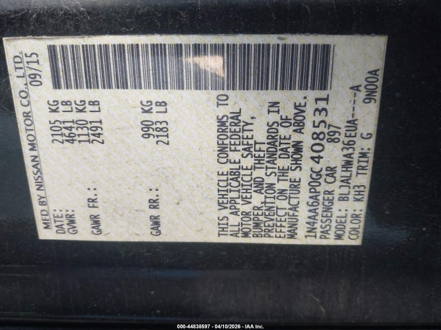 Nissan Maxima 3.5 Platinum
