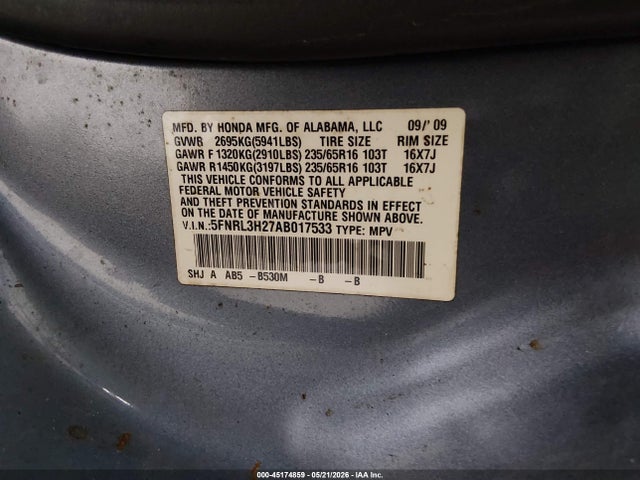 Honda Odyssey Lx