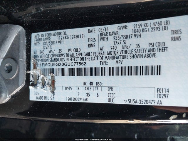 Ford Escape Se