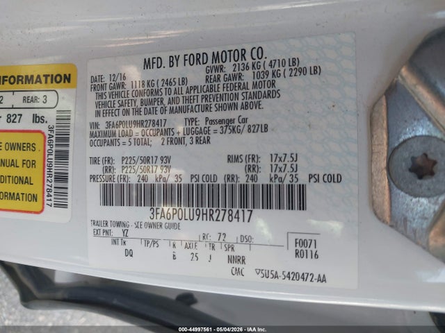 Ford Fusion Se