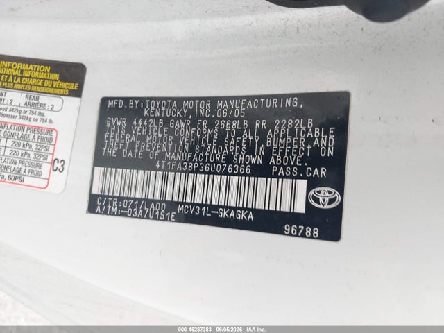 Toyota Camry Sle