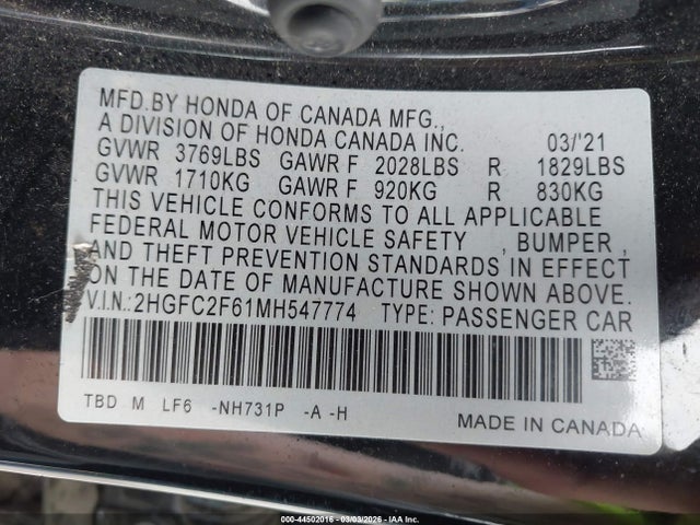 Honda Civic Lx