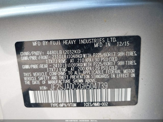 Subaru Forester 2.5i Premium